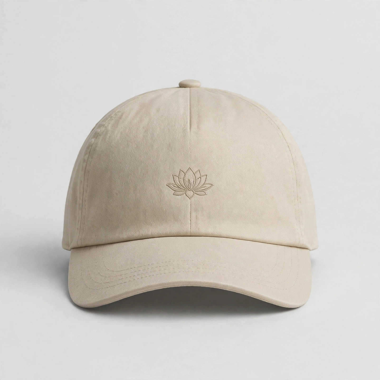 Lotus Embroidered Cap