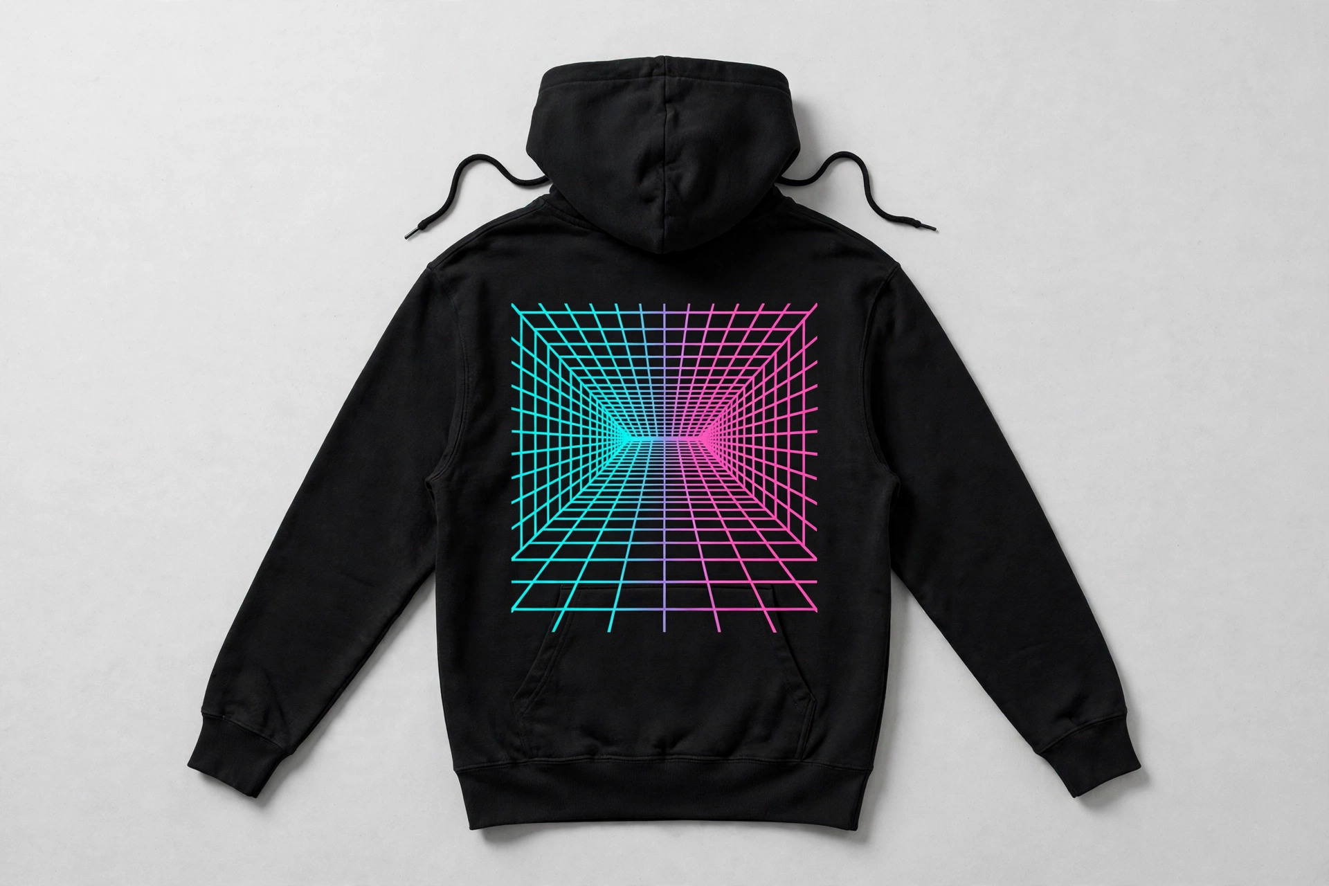 Neon Grid Hoodie