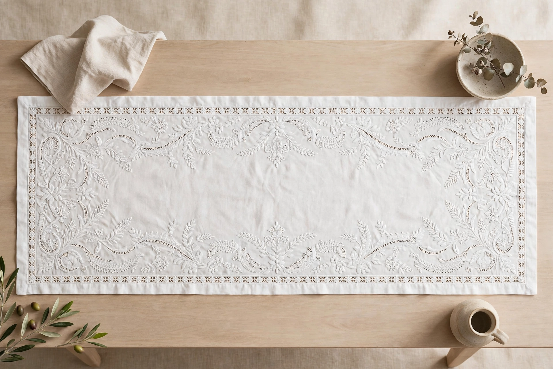 Chikankari home linen collection